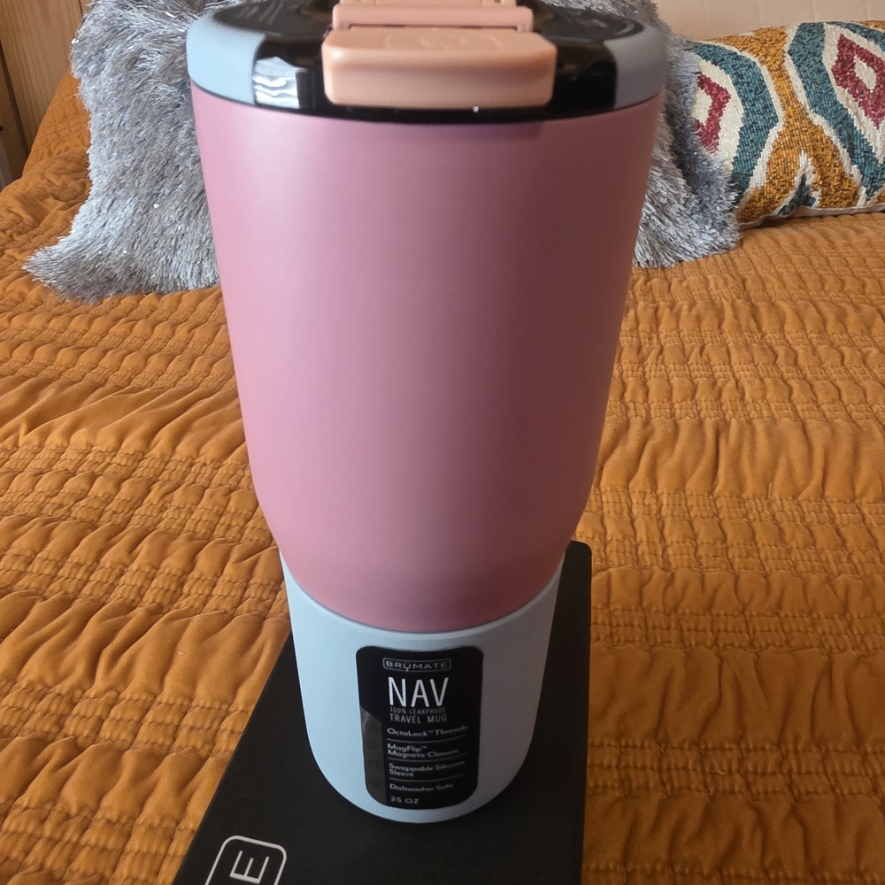 Simple Modern Pink and Blue Tumbler